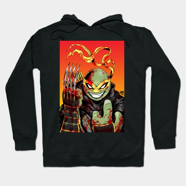 Turtles City At War Bloody Hoodie by nicitadesigns